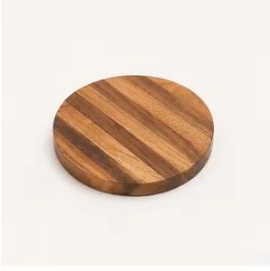 Artisan Wood Coasters Set Decorative Drink <b>Protectors</b> for Rustic Wedding <b>Table</b> Restaurant Hotel Home Dining Decor - Product Image 4