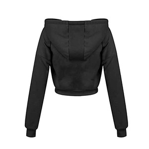 NEW FASHION SWEATSHIRT HOODIES WOMEN POCKETS CREATIVE PLUS SIZE 100% COTTON FLEECE LINED CASUAL WINTER WINDPROOF - Product Image 2