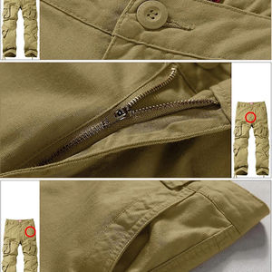 Pantalones Cargo Casuales de Lona y Mezclilla para Hombre, con Logotipo Personalizado al por Mayor, de Alta Calidad, 4 Bolsillos, Ecológicos y Transpirables - Product Image 5