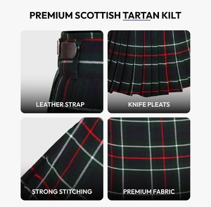 Fabricante de Kilt de Tartán Personalizado, Kilt Escocés Tradicional Premium para Hombre, Proveedor Mayorista OEM - Product Image 3