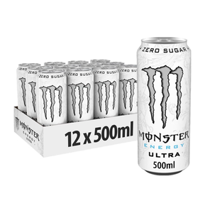Vente en gros de canettes Monster Energy Ultra White sans sucre 500 ml - Approvisionnement en vrac B2B pour les salles de sport et les épiceries - Product Image 3