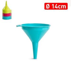 Embudo de Plástico Apilable de 14 cm, Herramienta de Cocina Esencial y Práctica para Verter - Product Image 1