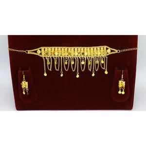 Martasha diseñador islámico Ramadán especial chapado en oro UAE joyería especial Dubai joyería collar pendiente conjunto Joyería Árabe - Product Image 1