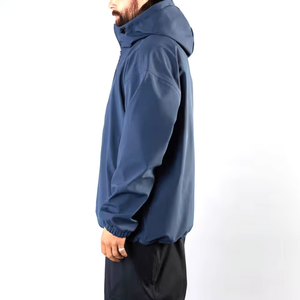 Sudadera con Capucha Casual para Hombre, Cortavientos, Transpirable, de Forro Polar, Poliéster/Algodón, Estilo Hip Hop para Otoño - Precio al por Mayor - Product Image 3
