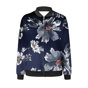 Premium Everyday Women Printing Varsity <b>Jackets</b> Comfortable Pullover Apparel For Casual Seasonal Collections - Product Image 1
