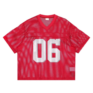 เสื้อฟุตบอลอเมริกันชาย สีดำ คอวี แขนสั้น เบอร์ 23 ระบายอากาศได้ดี ชุดทีม ทรงปกติ ใส่ได้ทุกฤดู - Product Image 5