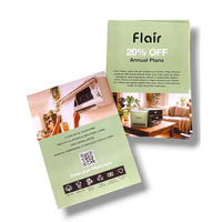 Flyers imprimés de qualité supérieure, design personnalisé, papier de haute qualité, impression offset disponible à prix de gros.
