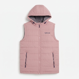 Chaleco Acolchado con Capucha para Hombre, de la Mejor Calidad, sin Mangas, para Invierno, Cálido, Informal, para Exteriores, con Bolsillos con Cremallera - Product Image 3