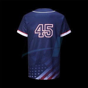 Maillot de baseball personnalisé avec logo, best-seller, vêtements de sport, maillot de baseball à prix avantageux - Product Image 2