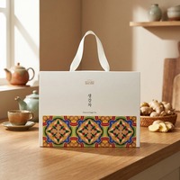 Thé au gingembre coréen en bâtonnets, thé à l'extrait de gingembre, thé chaud, cadeau pour employés, sachet en bande, boîte cadeau, sachet de sucre roux en bâtonnets, coffret cadeau Damccot