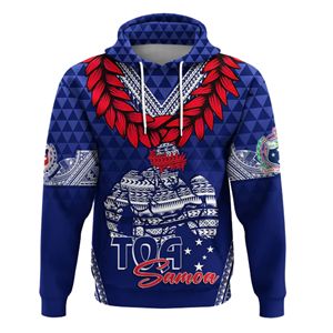 Sweat à capuche tribal personnalisé OEM avec logo d'équipe, motif maori, vêtements polynésiens à capuche, impression intégrale personnalisée par sublimation, coupé et cousu - Product Image 4