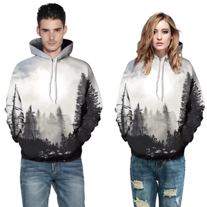 Sweat-shirts de sport d'hiver personnalisés au design optimal, respirants, confortables, en polaire thermique unisexe, 3D, 100% coton, impression numérique - Product Image 5