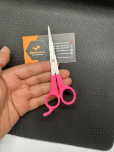 Ciseaux de coiffure professionnels pour barbier, tranchants, pour droitiers, en acier inoxydable, fabriqués au Japon - Product Image 5