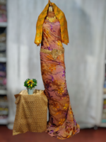 Tissu de Vêtement Jacquard en Velours Somalien Maqbal de Qualité Supérieure pour Robe de Mariage Fille, Tissé 50% Coton 50% Polyester Sergé