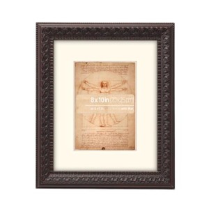 Marco de Fotos Rectangular Tradicional de Madera de Caoba, Ornamentado y Hecho a Mano |   Venta al por mayor desde Moradabad por Aqudus Saleem - Product Image 2