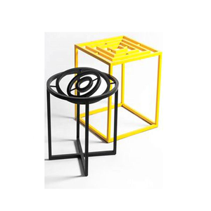 Table basse en métal, style luxueux, design décoratif, table basse en fer forgé doré, salon, maison, meubles en métal - Product Image 2