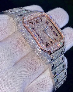 Joyas de Belleza de Edición Limitada Hechas a Mano, de Lujo, en Acero Inoxidable con Cristal de Zafiro, Unisex, Clásicas, Estilo Hip Hop, Mecánicas - Product Image 5