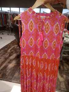 Nouvelle Robe Maxi en Coton Extensible Imprimé Ikat Bleu, Sans Manches, Style Bohème, avec Franges et Nœuds, Décontractée pour l'Été, Tenue de Plage, Col à Volants - Product Image 5