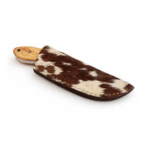 Cuchillo Utilitario de Acero de Damasco de Grado Industrial de Alta Calidad Personalizado, Hoja con Patrón de Acero de Damasco, Mango de Acero de Damasco para Camping y Senderismo, OEM - Product Image 5