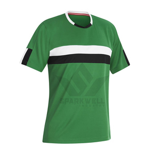 Maillot de football pour homme, blanc et bleu marine, col en V, manches courtes, évacuation de l'humidité, séchage rapide, polyester, uniforme de football personnalisé pour équipe - Product Image 6
