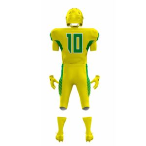 Diseño Gratuito de Uniformes Deportivos para Hombre, Camiseta y Pantalones, Versión Jugador, Impresión por Sublimación Personalizada, Logotipo Cosido, Uniforme de Fútbol Americano - Product Image 3