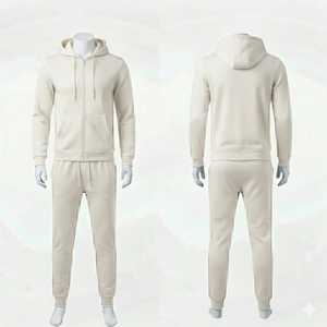 Conjunto Deportivo para Hombre con Material Elástico Flexible, Chaqueta con Cierre Completo y Pantalones Deportivos Ajustados para Correr, Gimnasio y Fitness - Product Image 2