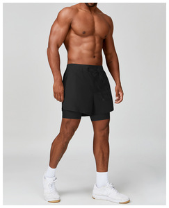 Short de cyclisme pour homme, rembourré, en spandex - Product Image 4