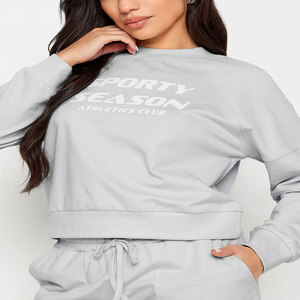 Camisas de Manga Larga para Mujer al por Mayor, con Estampado de Goma, 100% Algodón, Tela Cómoda de Secado Rápido, Alta Demanda, Camisas Personalizadas con Logotipo - Product Image 1