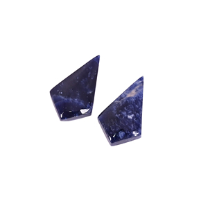 Sodalita Natural de 12.8 Quilates (Peso por Par) 20x11mm Forma de Cometa, Gema Suelta - Product Image 3