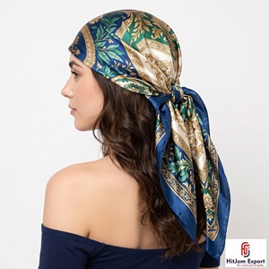 Wholesale Satin Printed Scarf Manufacturer OEM ODM Private Label Brand Promotion Corporate Marketing Africa EU Israel - Product Image 1