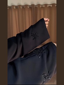 Premium Black Niqab Abaya Set for Women | Elegant Full Coverage <b>Islamic</b> Modest Wear with Luxury Detailing - Product Image 5