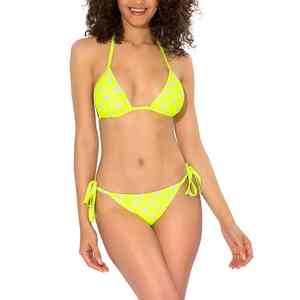 Traje de Baño de Tela con Diseño Decorativo de Lujo, Esencial para Vacaciones, Bikini de Playa para Mujer - Product Image 2