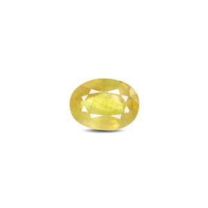 Premium 5.4 Carat Yellow Sapphire Loose Gemstone-Oval Cut for Fine Jewelry - Product Image 1