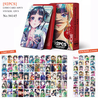 Cartes LOMO Anime de Haute Qualité, 92 Pièces par Ensemble, pour les Fans d'Anime en Cadeau
