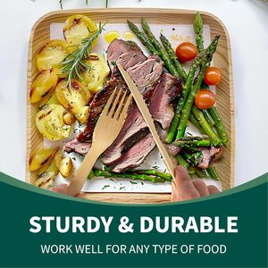 Cuchara Desechable de Madera de Abedul Natural de 155 mm, Acabado Liso, Ecológica, Biodegradable y Reciclable para Uso en Hoteles, Restaurantes y Servicios de Catering - Product Image 5