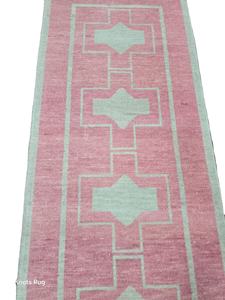 Antique Pink Hand Knotted Wool Carpets 100% Export High Quality Handmade 8x10 & 7x10 Living Room Floor Sets Cotton Material - Product Image 3