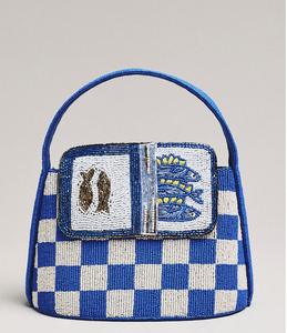 Pochette de soirée de luxe faite à la main avec broderie de perles et design personnalisé pour les fêtes et le Nouvel An - Product Image 2