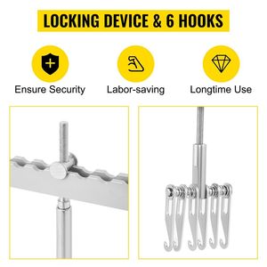 Portable Dent Pull Lever Bar 6 Claw <b>Hook</b> Single Leg Lifter Aluminum Alloy <b>Car</b> Body Repair Equipment Dent Puller for Repairing - Product Image 5