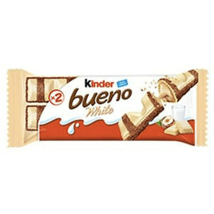 ขายส่งช็อกโกแลต Kinder Bueno ไวท์ช็อกโกแลตแท่ง 39 กรัม - เวเฟอร์เฮเซลนัทเนื้อครีม จำหน่ายแบบ B2B สำหรับซูเปอร์มาร์เก็ตและส่งออก - Product Image 3