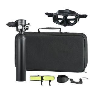 Bombola Subacquea Portatile da 0,5L con Pompa, Supporta 5-10 Minuti di Respirazione Subacquea, Profondità di Immersione 98,43 Piedi, Cilindro di Ossigeno - Product Image 1