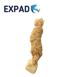 Juguete de Cuerda de Madera de Coco Natural para Masticar y Jalar, para Cachorros, Perros Medianos y Perros Grandes Activos - Product Image 1