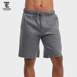Pantalones Cortos Deportivos de Verano de Primera Calidad, 100% Algodón, Talla Americana, Transpirables, de Secado Rápido, con Bolsillos con Logotipo, Cintura Media, Estilo Bermuda - Product Image 1