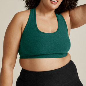 Soutien-gorge de sport pour femme en promotion – Haute qualité, extensible dans 4 directions, respirant, écologique, élasticité moyenne, XS personnalisable à l'avant - Product Image 1