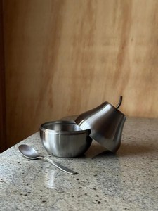 Stainless Steel Food <b>Container</b> Round Polished Minimalist Kitchen Tableware Durable Storage Jar apple shape luxury type - Product Image 1