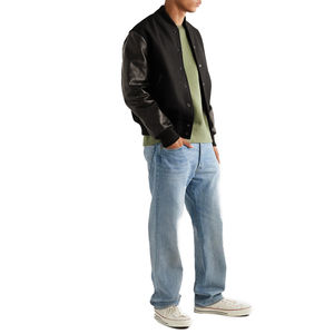 Chaqueta Varsity Personalizada para Hombre, 100% Nueva, con Cuello Alto, Nombre y Parches con Logotipo Personalizados, Precio de Mayoreo - Product Image 6