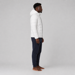 Designer Oversized <b>Men</b> <b>Puffer</b> <b>Jacket</b> Quilted Bubble Winter Warm Fashion Casual Outdoor Heavy Waterproof Thermal <b>Hooded</b> Silk - Product Image 3