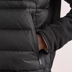 Chaqueta de Invierno para Hombre, Tipo Cárdigan, con Capucha, Cierre de Cremallera, Cuello Alto, Resistente al Viento, Acolchada, para Adultos, Servicio OEM - Product Image 5