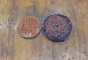 Beautiful Embroidered <b>Bead</b> <b>Coasters</b> for Coffee and Tea Cups, Handmade Table Decoration for Home, Restaurant, Hotel and Office Us - Product Image 2