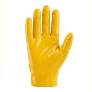 Wholesale High Quality Custom American <b>Football</b> Gloves Neoprene Sleeveless Sticky Grip Silicone Palm Rhinestone Velcro Logo - Product Image 2
