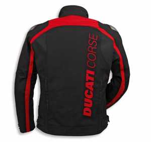 Chaqueta de Motocicleta Ducati para Hombre, Primavera, con Protección CE, Transpirable, Impermeable, Cordura, Cierre de Cremallera, Logotipo Delantero y Trasero, 220g, para Motociclistas - Product Image 2